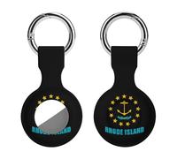 Rhode Island Flag Full Protective Cover Case with Keyring Silicone Skin