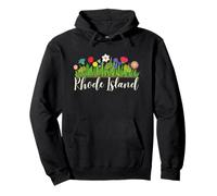 Rhode Island Floral Vacation Group Matching Pullover Hoodie
