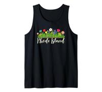 Rhode Island Floral Vacation Group Matching Tank Top