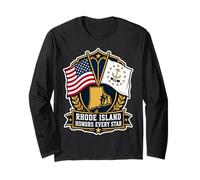 Rhode Island Honors Every Star Long Sleeve T-Shirt