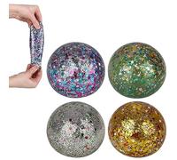 Rhode Island Novelty 2.4" Sequin Squeezy Sugar Ball 12ct