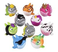 Rhode Island Novelty 2" Rubber Shark Assortment 50 Pack