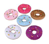 Rhode Island Novelty 4" Plush Donut 12pc Assorted Colors