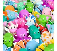 Rhode Island Novelty 72 PC 2 Inch Rubber Animal Mix
