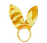 Rhode Island Novelty 9.5" Yellow Satin Bunny Rabbit Ears