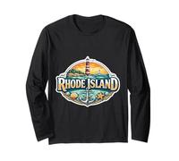 Rhode Island Souvenir State Visitor Memorabilia Tourist Trip Long Sleeve T-Shirt