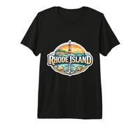 Rhode Island Souvenir State Visitor Memorabilia Tourist Trip Premium T-Shirt