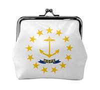 Rhode Island State Flag Coin Purses, Change Purse Wallets, For Festivals And Special Occasions, Black, One Size, Art Deco