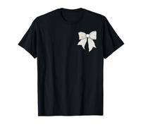Rhode Island State Flag Girl Coquette Bow Ribbon T-Shirt