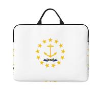 Rhode Island State Flag Print 14in Laptop Case Sleeve Cover For School Office Travel Business Notebook Bag
