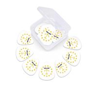 Rhode Island State Flag print Guitar Picks 12 Pack, Mixed (0.46-0.96mm) with Storage Case for Guitar,ukulele