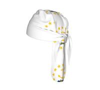 Rhode Island State Flag Print Unisex Sweatband Wide Headband Breathable Head Scarf Absorb Sweat Bandanas for Running Fishing Black