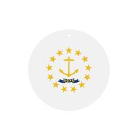 Rhode Island State Flag Printing 10 Pcs Air Freshener Cards,Car Scented Hanging Sheets Air Freshener Set For Car Decoration