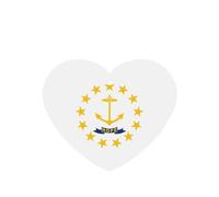 Rhode Island State Flag Printing 10 Pcs Air Freshener Cards,Car Scented Hanging Sheets Air Freshener Set For Car Decoration