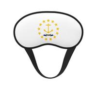 Rhode Island State Flag Sleeping Mask for Adults Blackout, Comfortable Eye Mask Blocking Light for Travel, Yoga