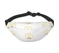 Rhode Island State Flag Travel Fashion Waist Bag, Suitable for Sports, Running, Cycling, Traveling, Fishing Boys Large Crossbody Waist Bag,