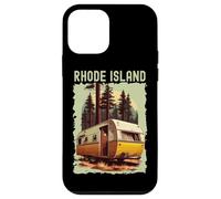 Rhode Island Sunset retro 70s vintage hiking camping funny Case for iPhone 12 mini