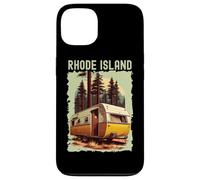 Rhode Island Sunset retro 70s vintage hiking camping funny Case for iPhone 13