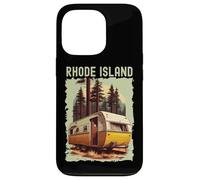 Rhode Island Sunset retro 70s vintage hiking camping funny Case for iPhone 13 Pro