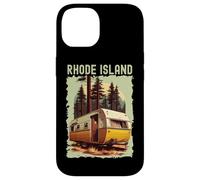 Rhode Island Sunset retro 70s vintage hiking camping funny Case for iPhone 14