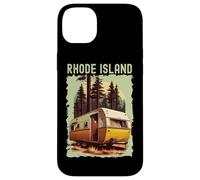 Rhode Island Sunset retro 70s vintage hiking camping funny Case for iPhone 14 Plus