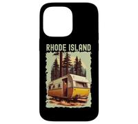 Rhode Island Sunset retro 70s vintage hiking camping funny Case for iPhone 14 Pro Max