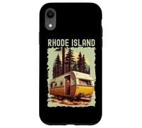 Rhode Island Sunset retro 70s vintage hiking camping funny Case for iPhone XR