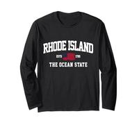 Rhode Island The Ocean State Patriotic RI Pride Long Sleeve T-Shirt