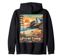 Rhode Island Where Charm Meets Neglect Zip Hoodie