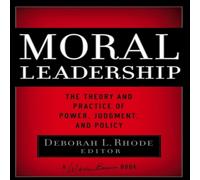 Rhode Moral Leadership Hardcover Book Rhode Multicolor