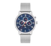 Rhodenwald & Söhne Male Analogue Quartz Multifunction(s) Watch with Stainless Steel Bracelet Silver 10010441