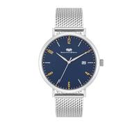 Rhodenwald & Söhne Men's Analogue Quartz Watch with Silver Stainless Steel Strap 10010427, Silver