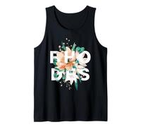 Rhodes Floral Design Rhodes Greece Flower Design Tank Top