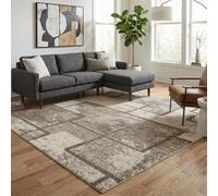 Rhodes Modern Living Room Contemporary Area Rug Easy Simple Geometric Patterned Rugs Sketch Design - Sage 160 X 230 Cm