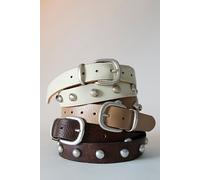 Rhodes Stud Belt at Free People in Mocha Mousse, Size: M/L - female
