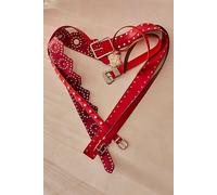 Rhodes Stud Belt at Free People in Sour Cherry, Size: M/L - female