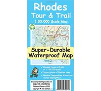Rhodes Tour and Trail Super Durable Map