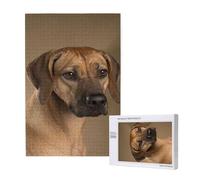Rhodesian Ridgeback,1000 Pieces Wooden Jigsaw Family Game Jigsaw Puzzles for Adults Teens