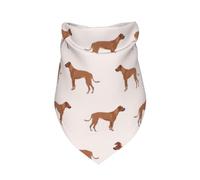 Rhodesian Ridgeback Dog,Bib Scarf Triangle Hood Adjustable Pet Scarf Washable Hood Suitable for Small, Medium and Large Dogs and Cats