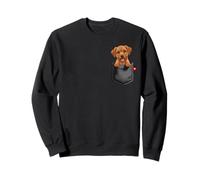 Rhodesian Ridgeback Dog In Pocket Peeking Cute Puppy Dog Sweatshirt