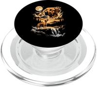 Rhodesian Ridgeback Howling To The Moon PopSockets PopGrip for MagSafe