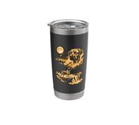 Rhodesian Ridgeback Howling to The Moon Stainless Steel Insulated Tumbler