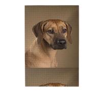 Rhodesian Ridgeback, Jigsaw Puzzles 1000 Pieces, Wooden Jigsaw Family Game Wall Decor for Adults Teens