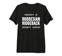 Rhodesian Ridgeback Property of Security Service Dog Lover Premium T-Shirt