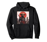 Rhodesian Ridgeback Samurai Warrior Vintage Japanese Ukiyo-e Pullover Hoodie