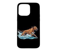 Rhodesian Ridgeback Swimming Diving Dog Lover Pool Case for iPhone 15 Pro Max