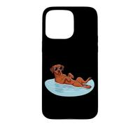 Rhodesian Ridgeback Swimming Diving Dog Lover Pool Case for iPhone 15 Pro Max
