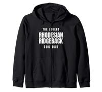 Rhodesian Ridgeback The Legend Dog Dad Best Friend Pet Owner Zip Hoodie