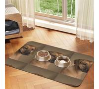 Rhodesian Ridgeback,Waterproof Pet Feeding Mat,Cat Dog Placemats for Food and Water, PU Leather Food Mats,40x60cm