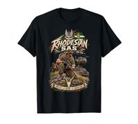 Rhodesian SAS 1965-1980 Bush War Military History Veteran Value Graphic T-Shirt